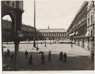 Piazza San Marco, Venedig: Bick von der Piazzetta de’ Leoni aus