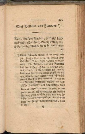 Graf Balduin von Flandern