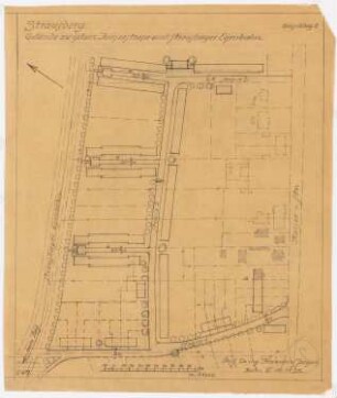 Teilbebauungsplan, Strausberg: Parzellierungs- und Lageplan 1:1000, Vorschlag II