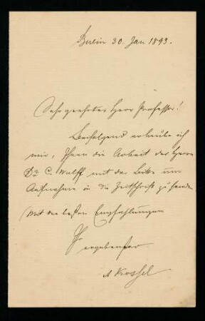 Berlin, 30.01.1893.