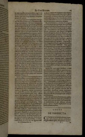 Locus De Vindicta.