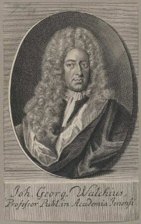 Bildnis des Joh. Georg Walchius