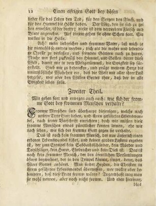 Zweiter Theil
