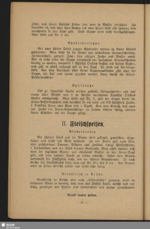 II. Fleischspeisen