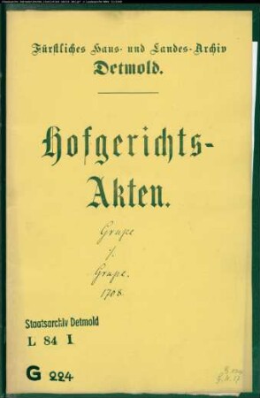 Grupe, Peter in Detmold gegen Tönnies Grupe in Bösingfeld - Schuldforderung