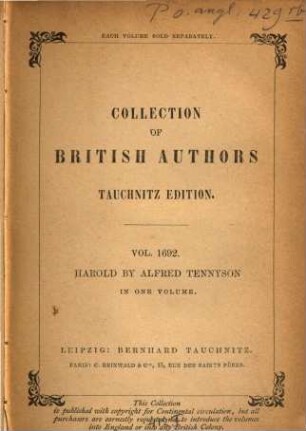 The poetical works of Alfred Tennyson. 9