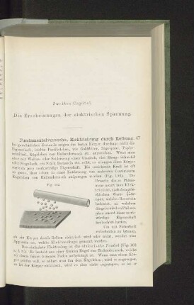 Zweites Capitel. Die Erscheinungen der elektrischen Spannung.