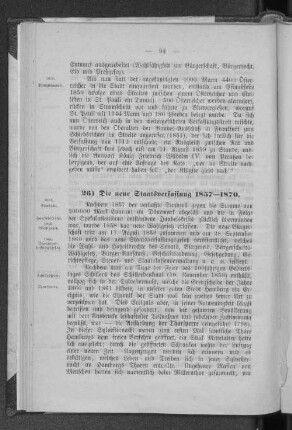 26) Die neue Staatsverfassung 1837-1870.