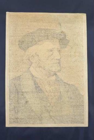 Graphik: Porträt Richard Wagner