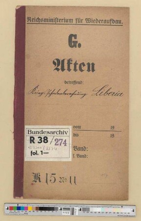 Berechnung der Kriegsschäden: Liberia