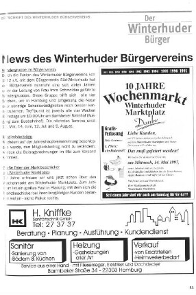News des Winterhuder Bürgervereins