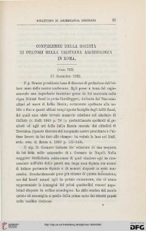 4.Ser.2.1883: Conferenze della Società di Cultori Della Cristiana Archeologia in Roma, [11]