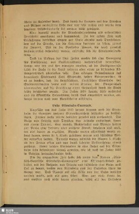 Erste Eisenbahn-Entwürfe