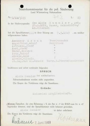 Hummler, Alois