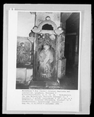 Gedenkstein für den Merseburger Bischof Johannes II.