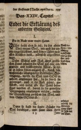 133-136, Das XXIV. - XXV. Capitel