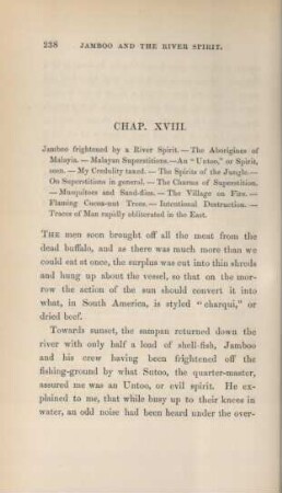 Chap. XVIII. Jamboo frightened by a river spirit. - The aborigines of ...