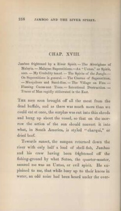 Chap. XVIII. Jamboo frightened by a river spirit. - The aborigines of ...