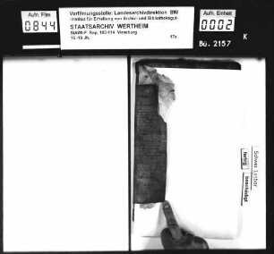 Zinsbuch der Grafschaft Virneburg.