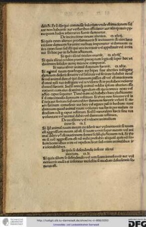Si quis canes alienos proclamaverit & incitaverit & eius ammonitione damnum foecerint, nullum imponatur ei damnum cuius canes sunt...