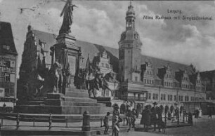 Leipzig: Altes Rathaus und Siegesdenkmal