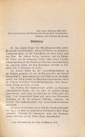 Der Phädo Platos und Mendelssohns