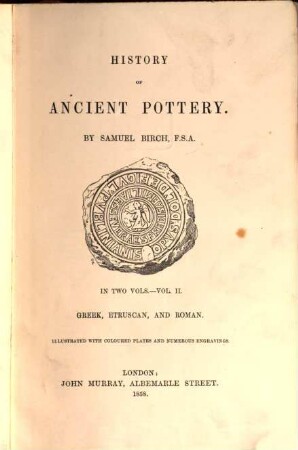 History of ancient pottery, II
