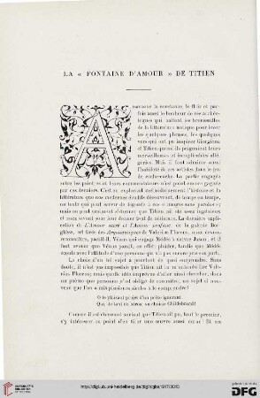 4. Pér. 13.1917: La "Fontaine d'Amour" de Titien