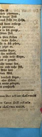 Der kranke aber geschwind kurierte Löwe