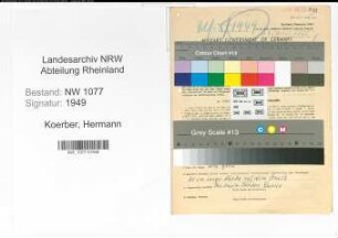 Entnazifizierung Hermann Koerber , geb. 26.10.1896 (Polizist)