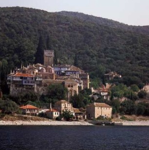 Griechenland, Athos, Kloster Dochiariou an der Westküste