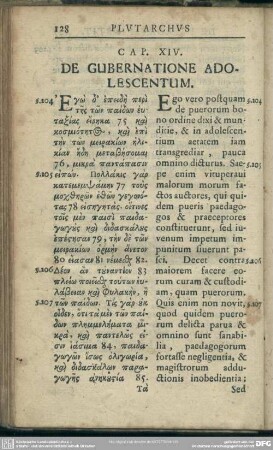 Cap. XIV. De Gubernatione Adolescentum