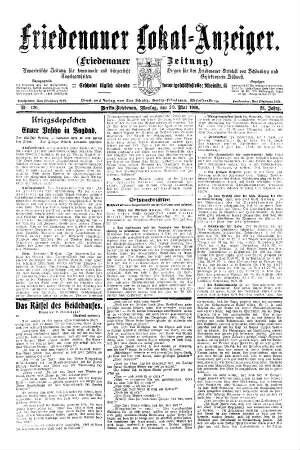 Nr. 126, 29.05.1916