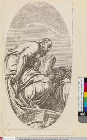 Hl. Petrus auf Wolken