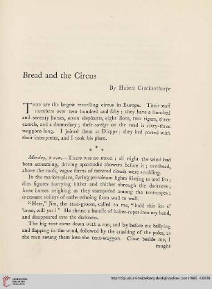 7: Bread and the circus