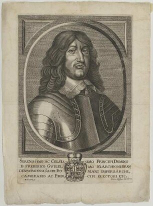 Bildnis des Frederico Gvilelmo Marchio Brandenbvrg