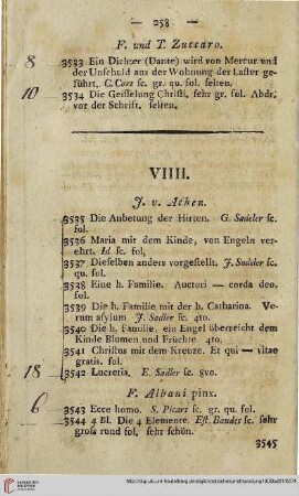 VIIII. (Nr. 3535-6477)