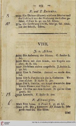 VIIII. (Nr. 3535-6477)