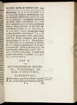 Cap. X. De Documentorum Editione, Subsidiisque Ad Eam Attinentibus.