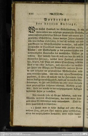 Vorbericht der dritten Auflage