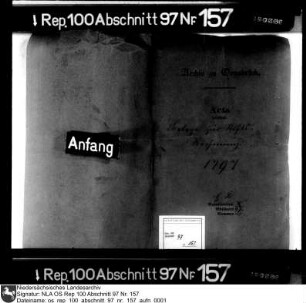 Belege zur Stiftsrechnung