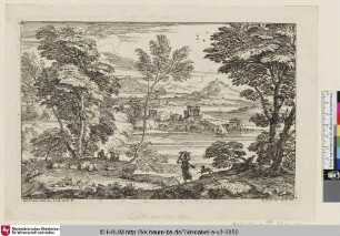 [Landschaft mit Frau und Hund; Landscape with a Maiden and Her Dog; La fille avec son chien]