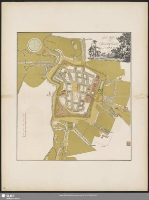 Grund Riss der Churfürstl. Sächs. Handelstadt Leipzig 1799