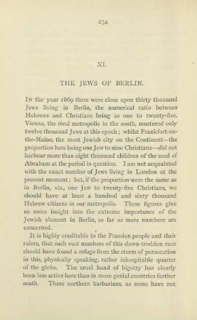 XI. The jews of Berlin