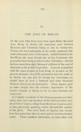 XI. The jews of Berlin