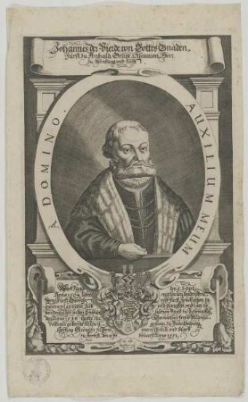 Bildnis des Johannes der Vierde, Fürst zu Anhalt