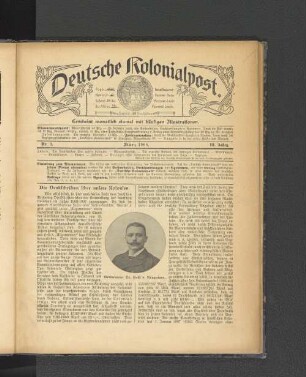 Die Denkschriften über unsere Kolonien.