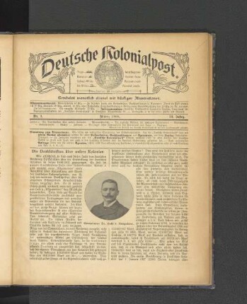 Die Denkschriften über unsere Kolonien.