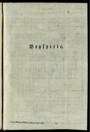 Beyspiele.