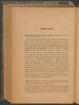 Libros varios